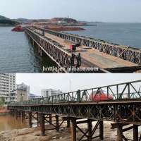 strengthen type steel structure pedestrian bailey bridge manual